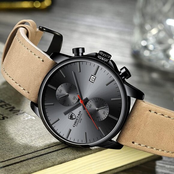 ⚡Men’s Watch Fashion Sport Quartz Analog Mesh Stainless Steel Waterproof - Picture 5 of 7